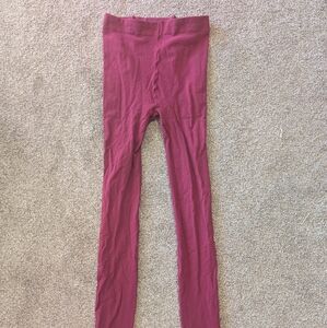 Maroon Spandex Tights NWOT